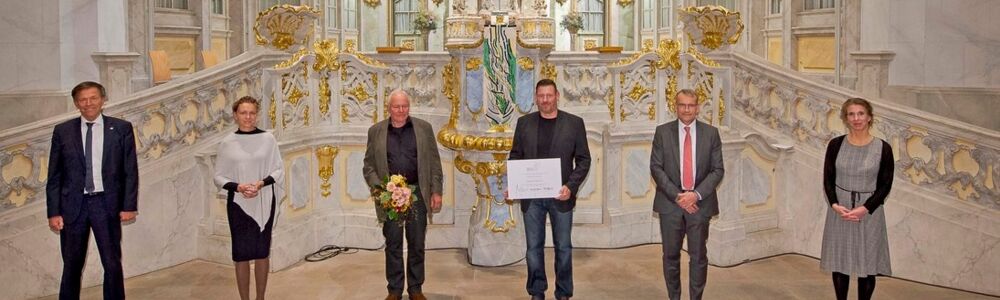 Preisverleihung - Bürgerpreis 2020 - an den Verein Wunder Land e.V. in der Frauenkirche Dresden am 14.10.2020